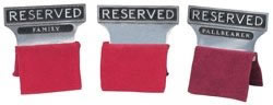 Picture of product Reserved Seat Signs - Aluminum  - CC305-F