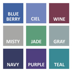 Picture of product Scrub Shirts and Pants Color Swatches - Color