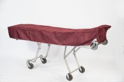 Picture of product Mortuary Cot Cover - Lined Burgundy - FCC-1L